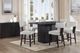 Steve Silver Co. Oakley 7-Piece Black/White Counter Height Dining Set-1