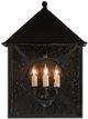 Currey & Company Ripley Midnight Large Outdoor Wall Sconce-1
