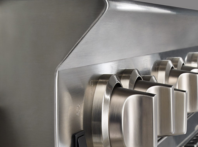 BlueStar® Platinum Series 60" Stainless Steel Natural Gas Rangetop-2