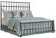 Kincaid® Acquisitions Black Sylvan Queen Metal Rod Bed-0