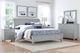 aspenhome® Cambridge Light Gray Paint Queen Sleigh Storage Bed-2