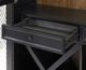 Martin Furniture Hartford Black Dining Display Cabinet-4