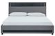 Signature Design by Ashley® Cayberry Gray King Upholstered Panel Bed-3