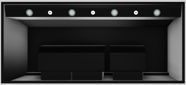 Vent-A-Hood® 54" Wall Mounted Range Hood-Black-2