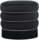 TOV Furniture Lakka Black Velvet Ottoman-0