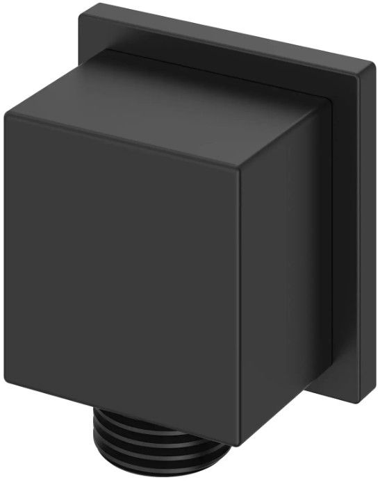 American Standard Universal Matte Black Square Wall Supply-1