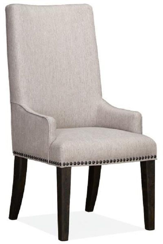 Magnussen Home® Sloan Peppercorn Upholstered Host Side Chair-0