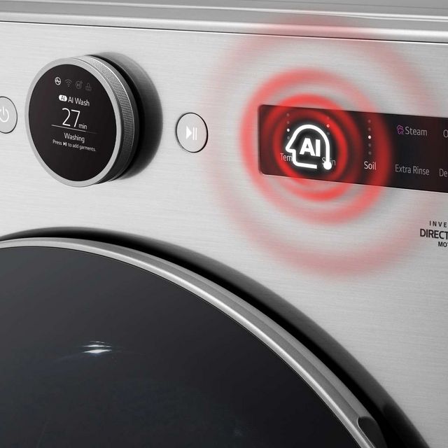 LG 5.0 Cu. Ft. Graphite Steel Washer Dryer Combo-10