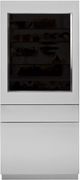 Monogram® 30" Stainless Steel Left Hinge Column Refrigerator Glass Door Panel Kit-0
