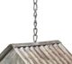A & B Home Gray Iron Bird House with Drawer and Chain-1