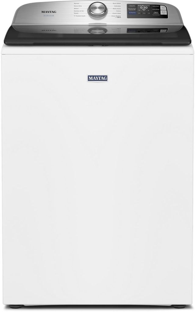 Maytag® White Top Load Washer & Gas Dryer Laundry Pair-1