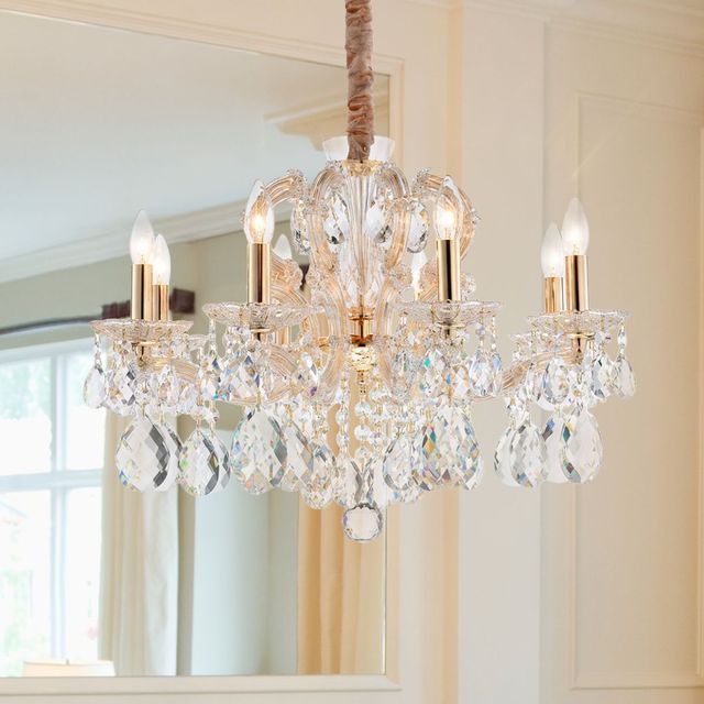 Michael Amini® Portola II Clear 8-Light Chandelier-1