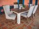 International Furniture Direct Aruba Beige/Brown Side Chair-1