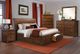 Elements International Dawson Creek Dark Wood King Sleigh Storage Bed-1