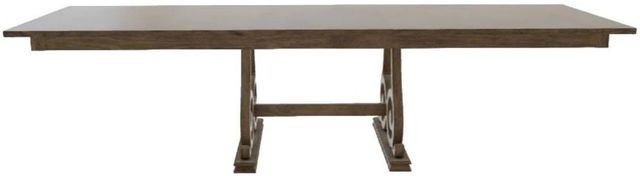 Mavin Customizable 84" Rectangular Extendable Dining Table with 2 Leaves-1