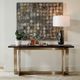 Bassett® Furniture BenchMade Andover Oak Console Table-4