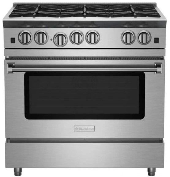 BlueStar® RNB Series 36" Color Match Pro Style Gas Range-0