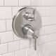 Hansgrohe Ecostat Classic Chrome Round Thermostatic Trim with Volume Control and Diverter-1