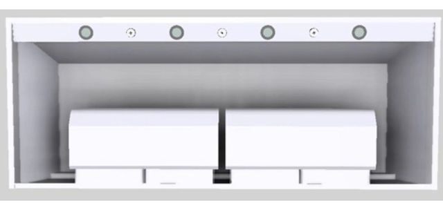 Vent-A-Hood® Designer Series 60" White Wall Mounted Range Hood-3