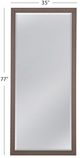 Bassett Mirror Juniper Silver Floor Mirror-3