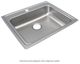 Elkay Lustertone® Lustrous Satin 25" 2-Hole Single Bowl Drop-in ADA Sink-0