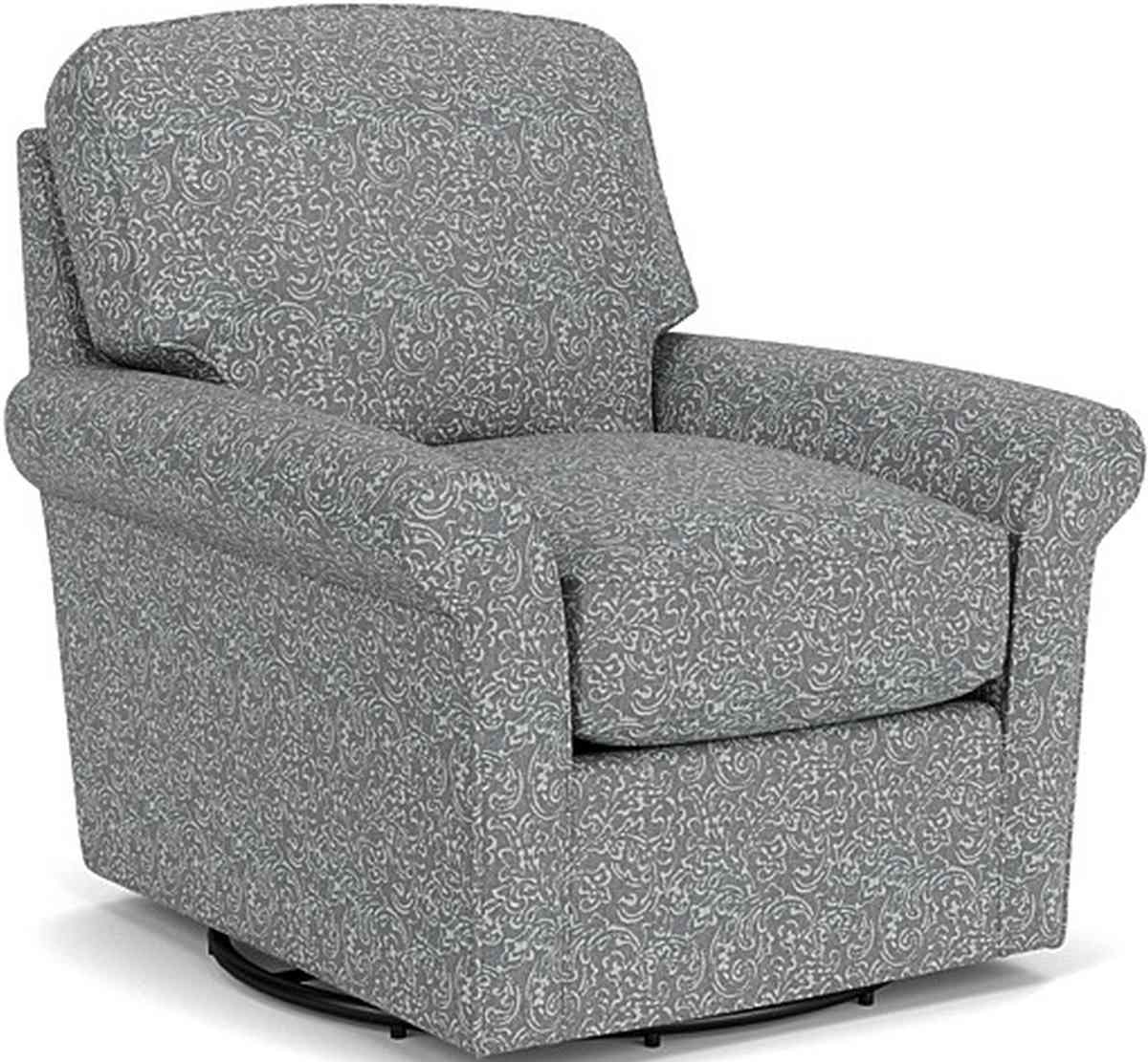 Flexsteel Parkway Silver Charcoal Swivel Glider Timberline Home Furnishings Idaho Falls Idaho