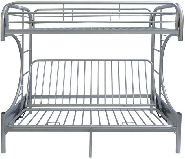 ACME Furniture Eclipse Silver Youth Twin Over Full Futon Bunk Bed-3