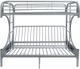 ACME Furniture Eclipse Silver Youth Twin Over Full Futon Bunk Bed-3
