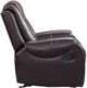 Mazin Furniture Briscoe 2-Tone Brown Glider Reclining Chair-3