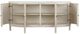 Crestview Mila Whitewash 4-Door Sideboard-2