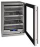 U-Line® Panel Ready/Stainless Steel 24" Integrated Solid Undercounter Refrigerator-1