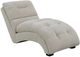 Elements International Dominick Linen Chaise Lounge-0