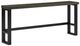 Powell® Haywood Gray Sofa Bar Table with Gunmetal Base-0