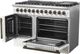FORNO® Galiano Alta Qualita 30" White Pro Style Dual Fuel Range -5