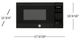 GE® 0.7 Cu. Ft. Black Countertop Microwave-4