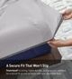 BEDGEAR® Flannel Performance® 4-Piece Light Gray Queen Sheet Set-3