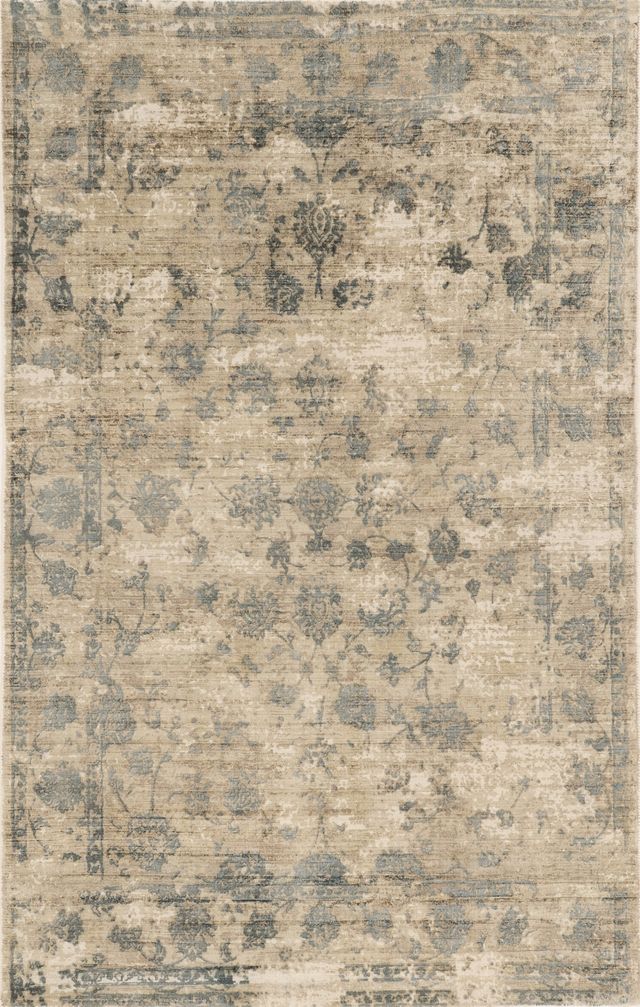 KAS Rugs Indulge 805 Sand/Blue Elegance 5'x7' Rug-0