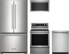 KitchenAid® 4 Piece Stainless Steel Kitchen Package