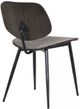 Armen Living Miki 2-Piece Walnut Dining Accent Chairs-2