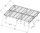 Coaster® Mabel Black Queen Mattress Support-3
