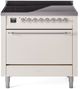 Ilve® Nostalgie II Series 36" Antique White Pro Style Induction Range-0