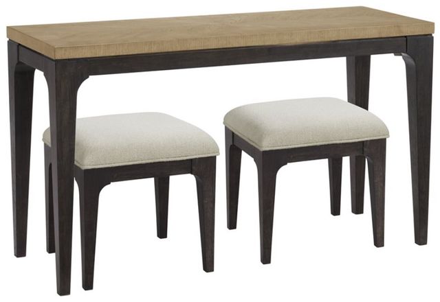 Emerald Home Sutton Place 3-Piece Caramel/Cocoa Console Table Set-0
