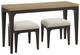Emerald Home Sutton Place 3-Piece Caramel/Cocoa Console Table Set-0