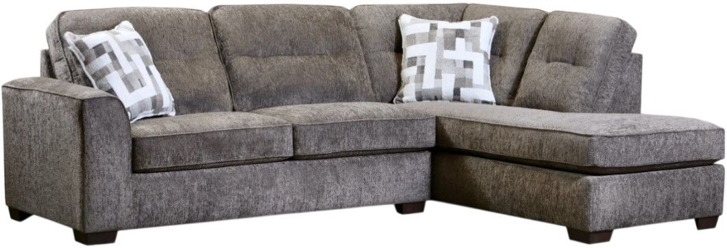 Peak Living 2-Piece Thiesson Java Sectional | Fischer Furniture | Rapid ...