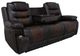 New Classic® Home Furnishings Nikko Brown Dual Power Reclining Sofa-3
