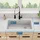 Elkay Quartz Classic® White 33" Single Bowl Drop-in Sink-4