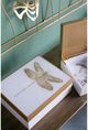 A & B Home Gold/White Wooden Decorative Dragonfly Box-5