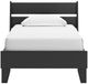 Signature Design by Ashley® Socalle Black Twin Platform Panel Bed-1