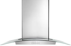 Whirlpool® 36" Glass Island Hood-Stainless Steel