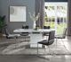 ACME Furniture Zlatan 2-Piece Chrome/Gray Dining Side Chair Set-1